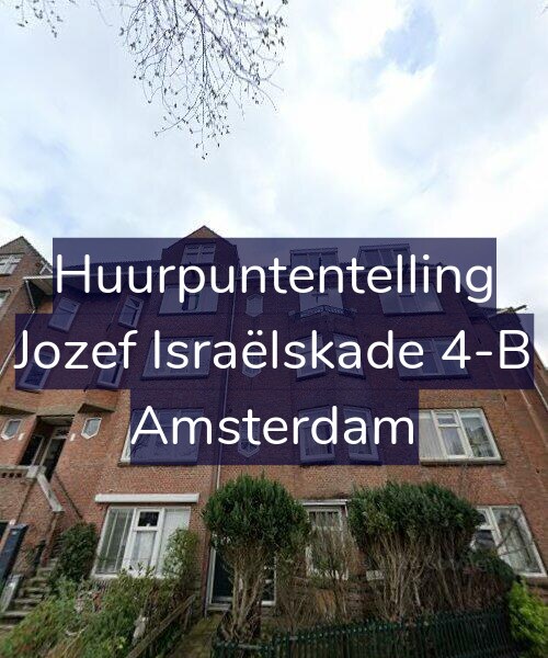 Foto gevel Huurpuntentelling voor Jozef Israëlskade 4-B, Amsterdam