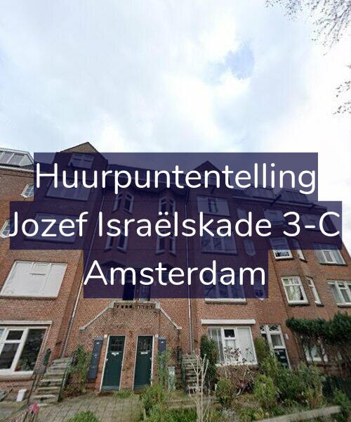 Foto gevel Huurpuntentelling voor Jozef Israëlskade 3-C, Amsterdam
