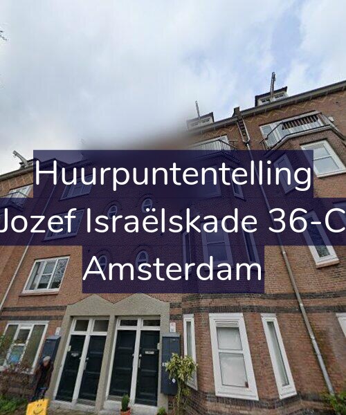 Foto gevel Huurpuntentelling voor Jozef Israëlskade 36-C, Amsterdam
