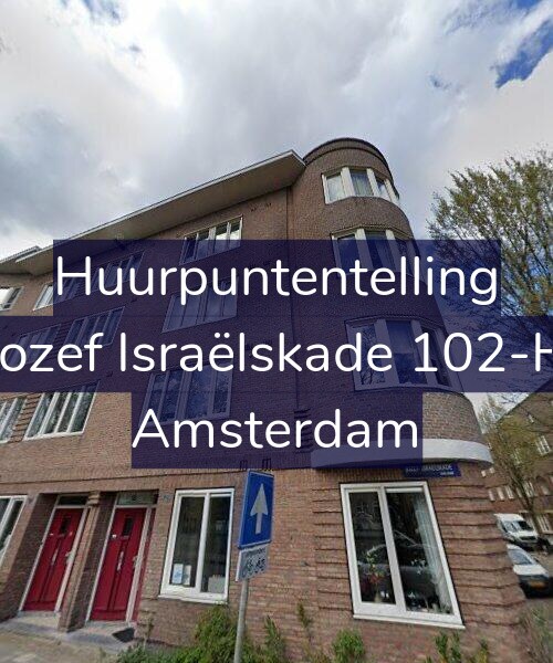 Foto gevel Huurpuntentelling voor Jozef Israëlskade 102-H, Amsterdam