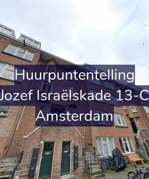 Foto gevel Huurpuntentelling voor Jozef Israëlskade 13-C, Amsterdam