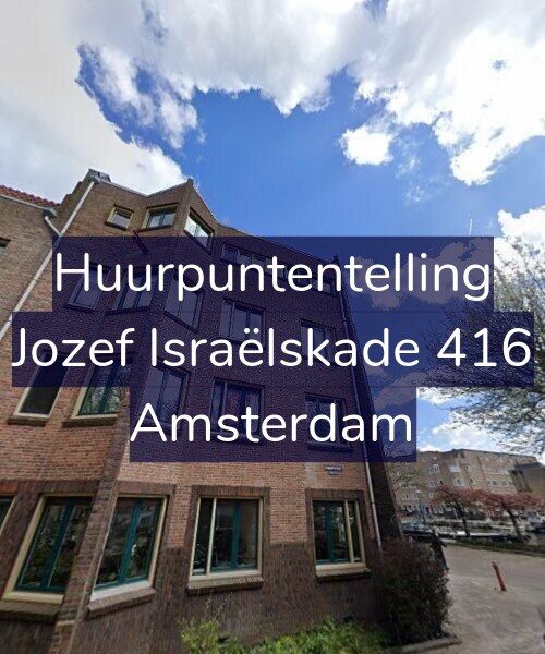 Foto gevel Huurpuntentelling voor Jozef Israëlskade 416, Amsterdam