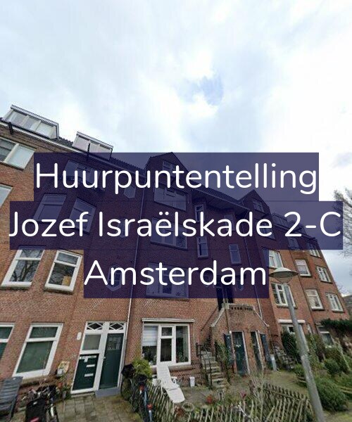 Foto gevel Huurpuntentelling voor Jozef Israëlskade 2-C, Amsterdam