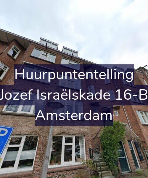 Foto gevel Huurpuntentelling voor Jozef Israëlskade 16-B, Amsterdam