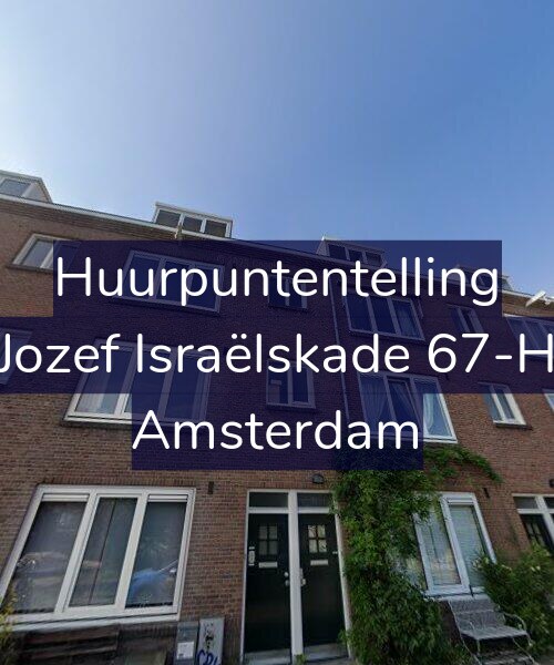 Foto gevel Huurpuntentelling voor Jozef Israëlskade 67-H, Amsterdam