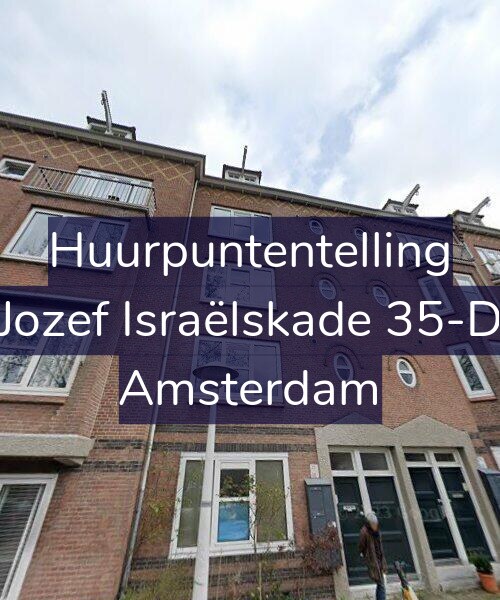 Foto gevel Huurpuntentelling voor Jozef Israëlskade 35-D, Amsterdam