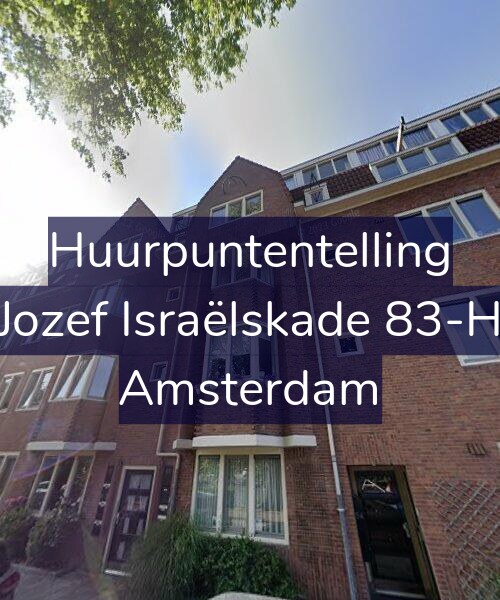 Foto gevel Huurpuntentelling voor Jozef Israëlskade 83-H, Amsterdam