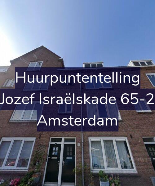 Foto gevel Huurpuntentelling voor Jozef Israëlskade 65-2, Amsterdam