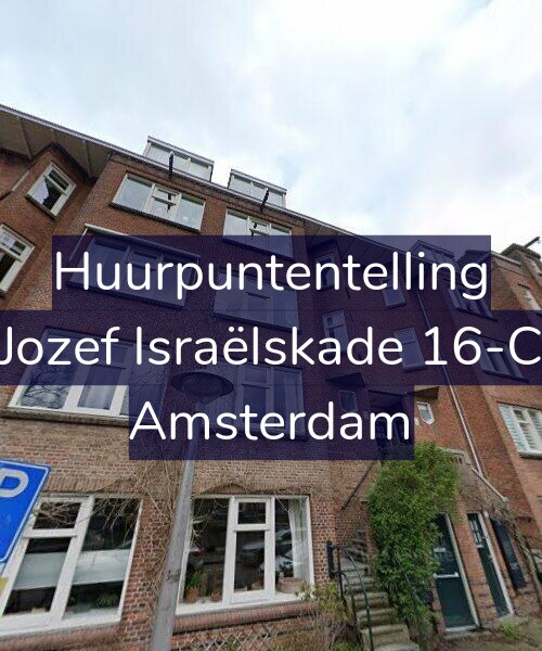 Foto gevel Huurpuntentelling voor Jozef Israëlskade 16-C, Amsterdam