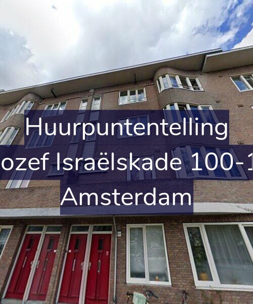 Foto gevel Huurpuntentelling voor Jozef Israëlskade 100-1, Amsterdam