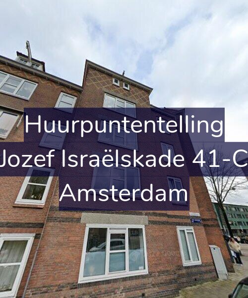 Foto gevel Huurpuntentelling voor Jozef Israëlskade 41-C, Amsterdam