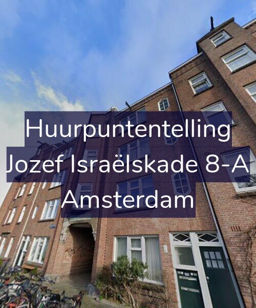 Foto gevel Huurpuntentelling voor Jozef Israëlskade 8-A, Amsterdam