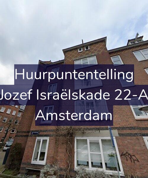Foto gevel Huurpuntentelling voor Jozef Israëlskade 22-A, Amsterdam