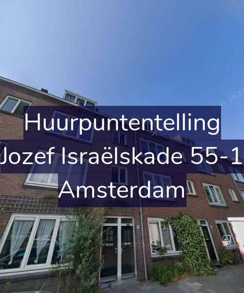 Foto gevel Huurpuntentelling voor Jozef Israëlskade 55-1, Amsterdam