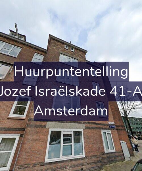 Foto gevel Huurpuntentelling voor Jozef Israëlskade 41-A, Amsterdam