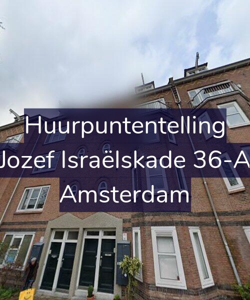 Foto gevel Huurpuntentelling voor Jozef Israëlskade 36-A, Amsterdam