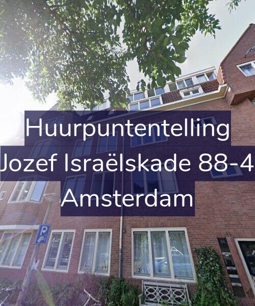 Foto gevel Huurpuntentelling voor Jozef Israëlskade 88-4, Amsterdam