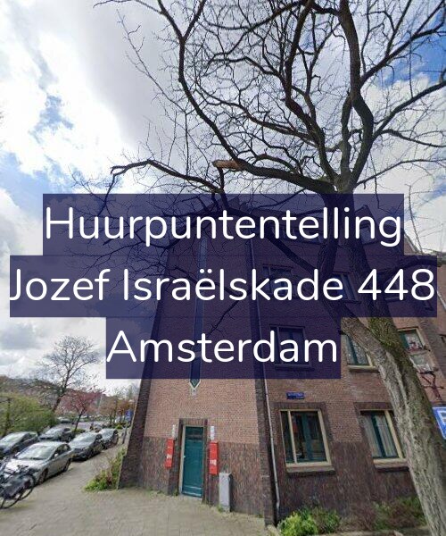 Foto gevel Huurpuntentelling voor Jozef Israëlskade 448, Amsterdam
