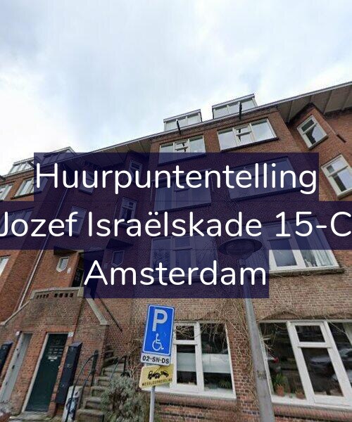 Foto gevel Huurpuntentelling voor Jozef Israëlskade 15-C, Amsterdam