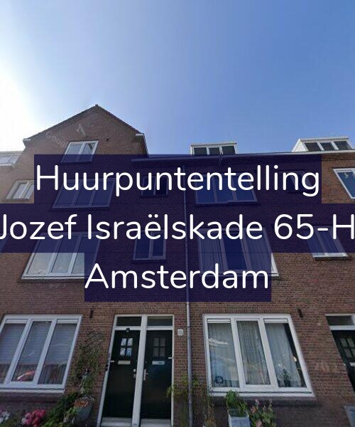 Foto gevel Huurpuntentelling voor Jozef Israëlskade 65-H, Amsterdam
