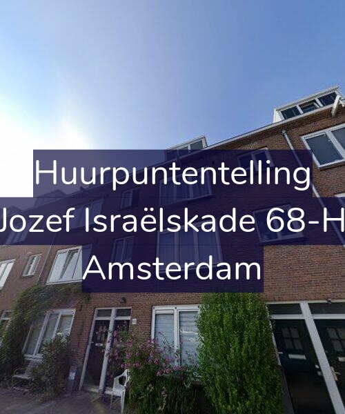 Foto gevel Huurpuntentelling voor Jozef Israëlskade 68-H, Amsterdam