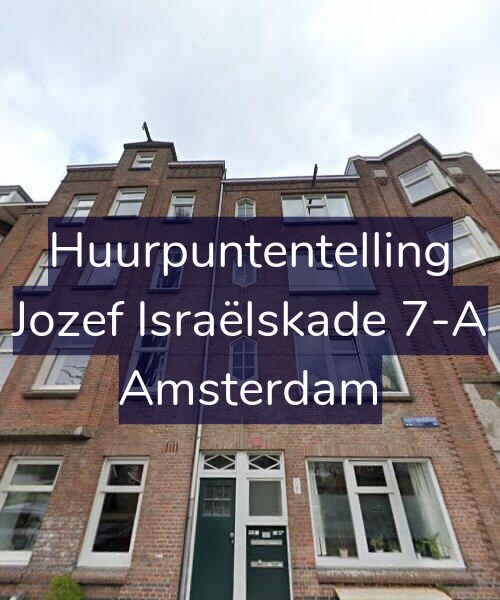 Foto gevel Huurpuntentelling voor Jozef Israëlskade 7-A, Amsterdam