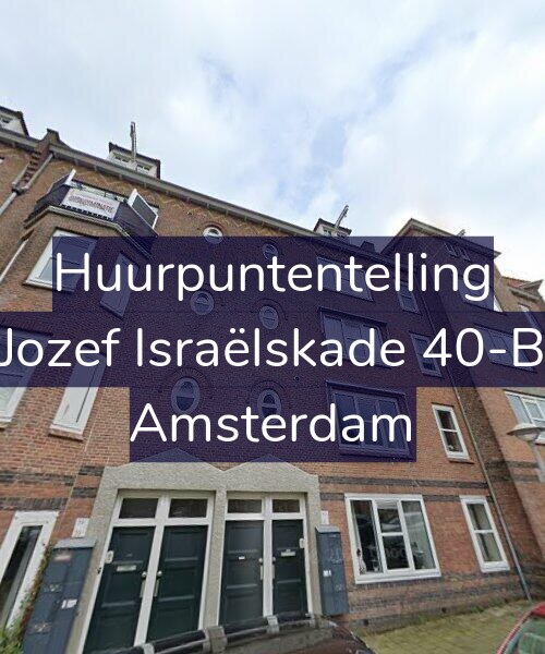 Foto gevel Huurpuntentelling voor Jozef Israëlskade 40-B, Amsterdam