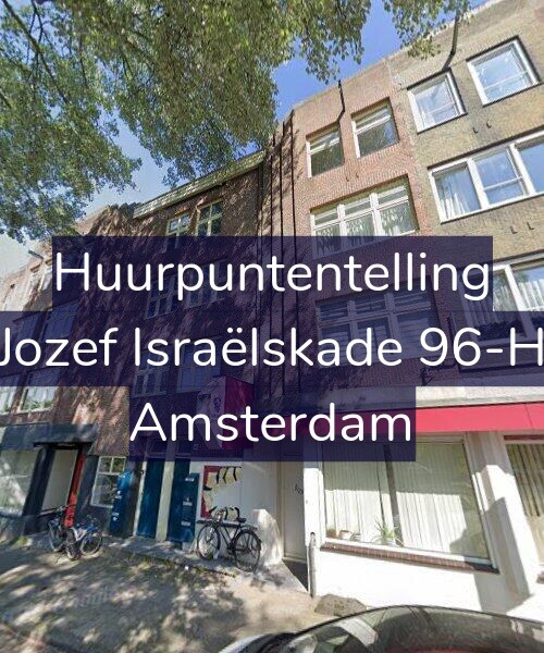 Foto gevel Huurpuntentelling voor Jozef Israëlskade 96-H, Amsterdam