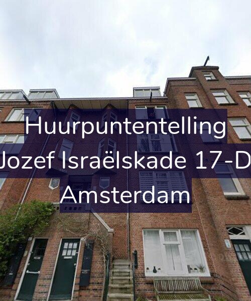 Foto gevel Huurpuntentelling voor Jozef Israëlskade 17-D, Amsterdam