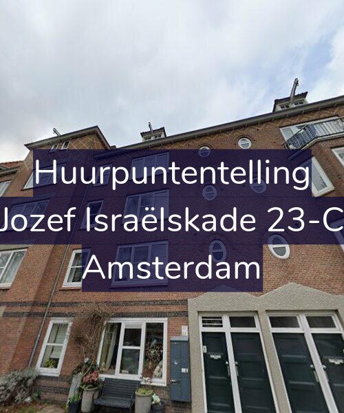 Foto gevel Huurpuntentelling voor Jozef Israëlskade 23-C, Amsterdam