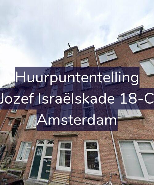 Foto gevel Huurpuntentelling voor Jozef Israëlskade 18-C, Amsterdam