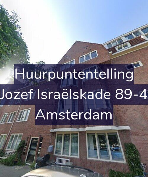 Foto gevel Huurpuntentelling voor Jozef Israëlskade 89-4, Amsterdam