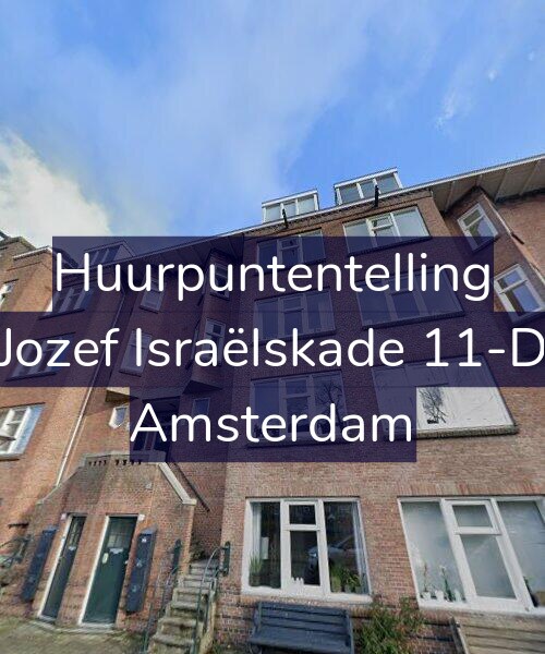 Foto gevel Huurpuntentelling voor Jozef Israëlskade 11-D, Amsterdam