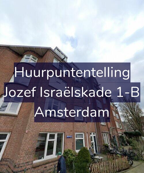 Foto gevel Huurpuntentelling voor Jozef Israëlskade 1-B, Amsterdam
