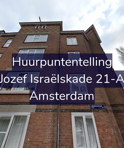 Foto gevel Huurpuntentelling voor Jozef Israëlskade 21-A, Amsterdam