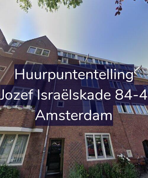 Foto gevel Huurpuntentelling voor Jozef Israëlskade 84-4, Amsterdam