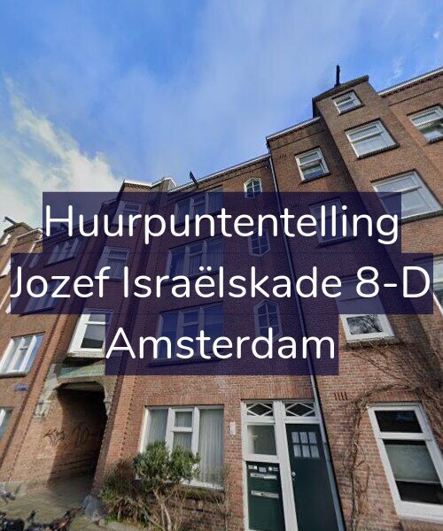 Foto gevel Huurpuntentelling voor Jozef Israëlskade 8-D, Amsterdam