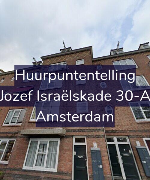 Foto gevel Huurpuntentelling voor Jozef Israëlskade 30-A, Amsterdam