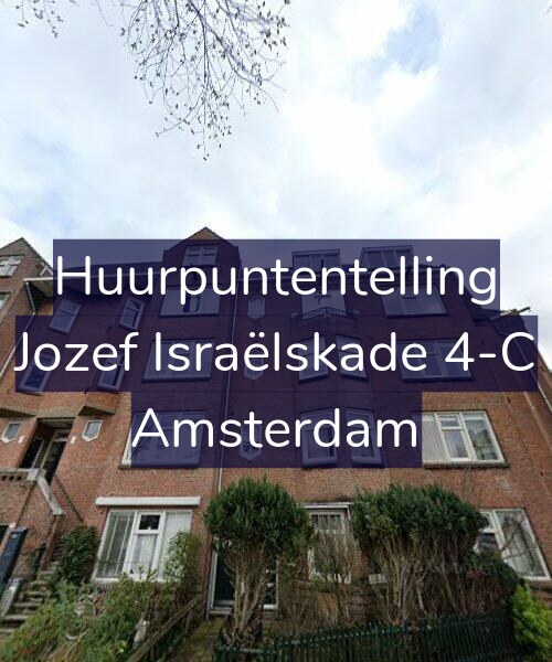 Foto gevel Huurpuntentelling voor Jozef Israëlskade 4-C, Amsterdam