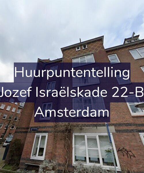 Foto gevel Huurpuntentelling voor Jozef Israëlskade 22-B, Amsterdam