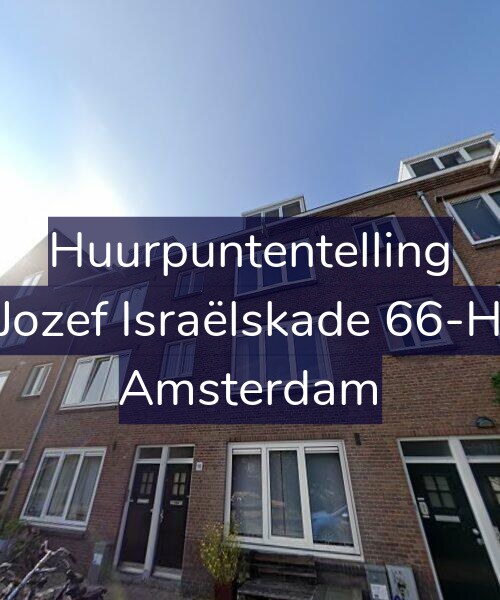 Foto gevel Huurpuntentelling voor Jozef Israëlskade 66-H, Amsterdam