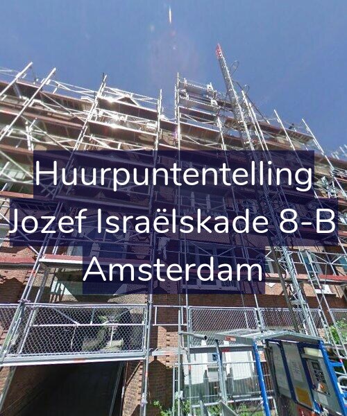Foto gevel Huurpuntentelling voor Jozef Israëlskade 8-B, Amsterdam