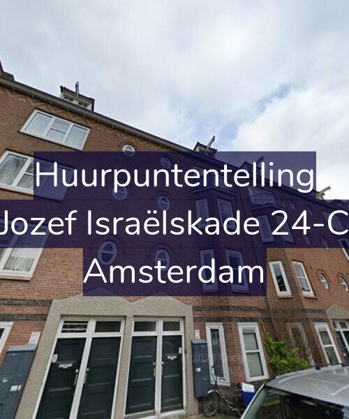 Foto gevel Huurpuntentelling voor Jozef Israëlskade 24-C, Amsterdam