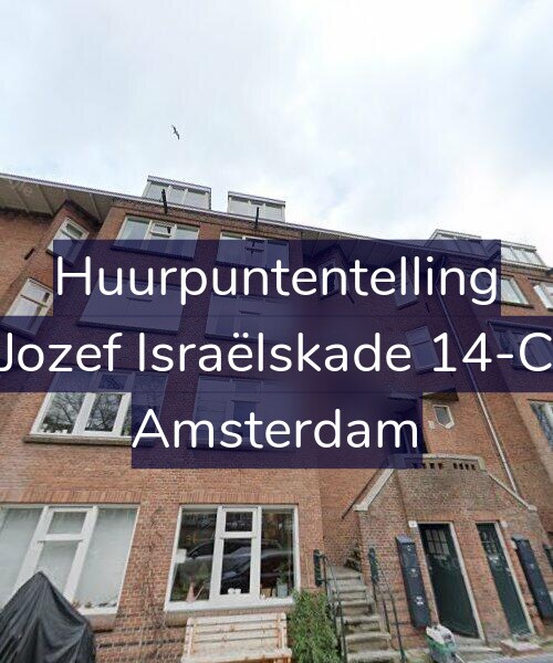 Foto gevel Huurpuntentelling voor Jozef Israëlskade 14-C, Amsterdam