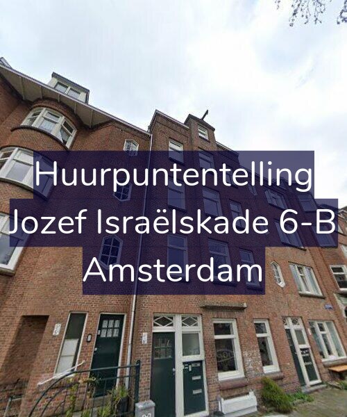 Foto gevel Huurpuntentelling voor Jozef Israëlskade 6-B, Amsterdam