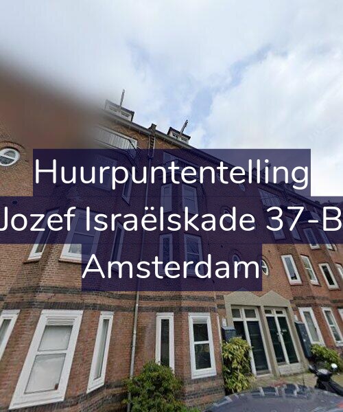 Foto gevel Huurpuntentelling voor Jozef Israëlskade 37-B, Amsterdam