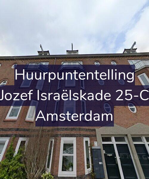 Foto gevel Huurpuntentelling voor Jozef Israëlskade 25-C, Amsterdam