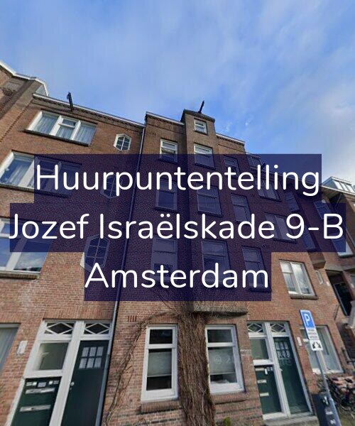 Foto gevel Huurpuntentelling voor Jozef Israëlskade 9-B, Amsterdam