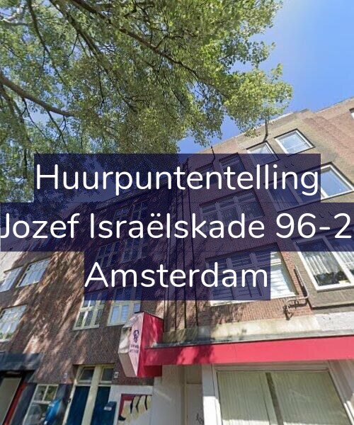 Foto gevel Huurpuntentelling voor Jozef Israëlskade 96-2, Amsterdam