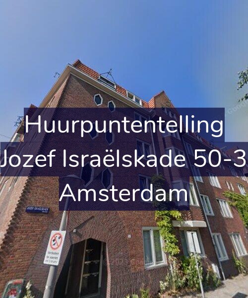 Foto gevel Huurpuntentelling voor Jozef Israëlskade 50-3, Amsterdam